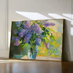 Floral 954 Canvas Art 18" x 24" / 45 x 60 cm / Black