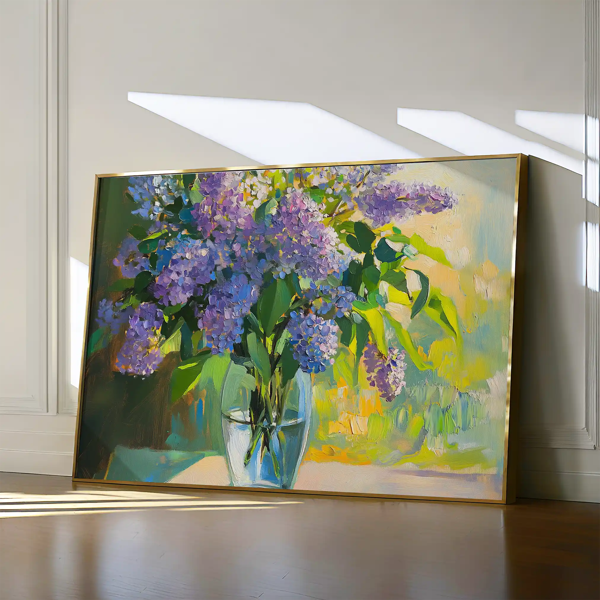 Floral 954 Canvas Art 60 x 40 cm / Black