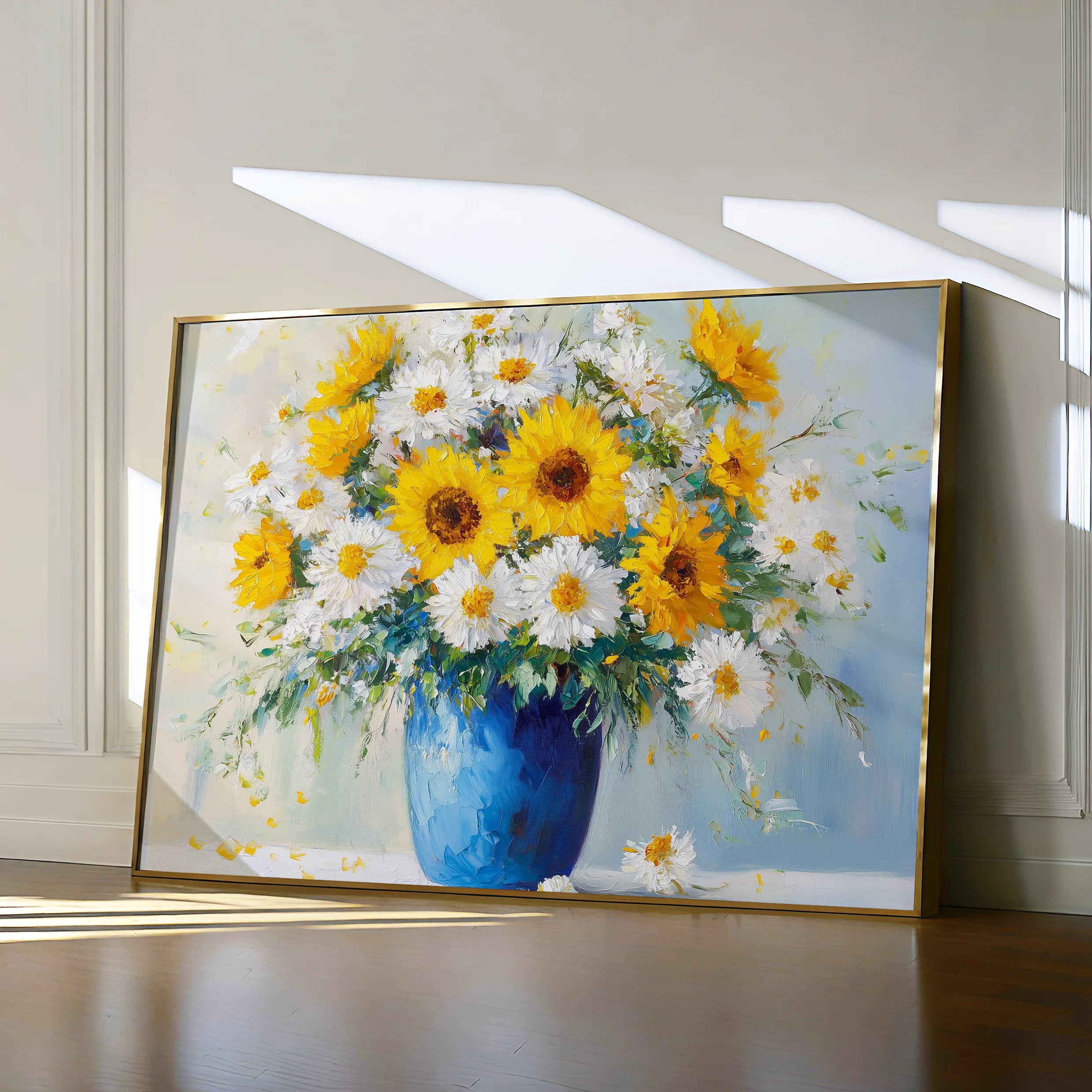 Floral 955 Canvas Art 18" x 24" / 45 x 60 cm / Black