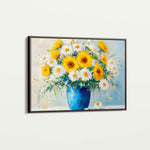 Floral 955 Canvas Art 18" x 24" / 45 x 60 cm / Black