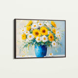 Floral 955 Canvas Art 18" x 24" / 45 x 60 cm / Black