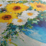 Floral 955 Canvas Art 18" x 24" / 45 x 60 cm / Black