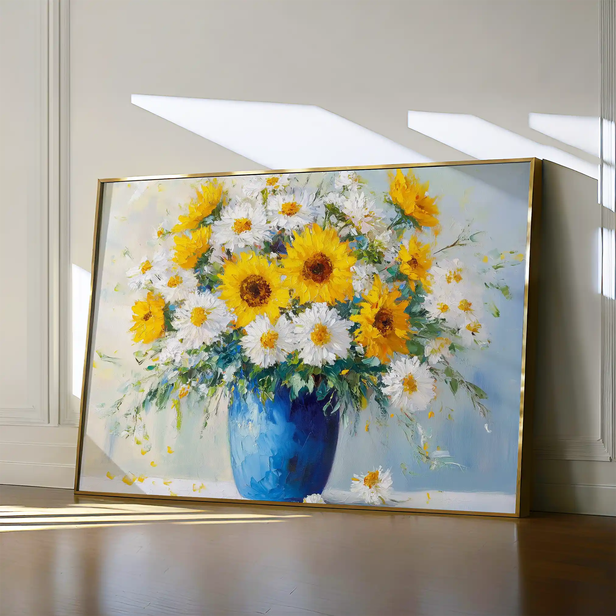 Floral 955 Canvas Art 60 x 40 cm / Black