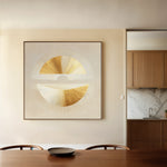 Abstract 956 Canvas Art 16" x 16" / 40 x 40 cm / Black