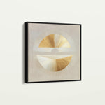 Abstract 956 Canvas Art 16" x 16" / 40 x 40 cm / Black