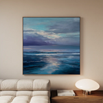 Abstract 957 Canvas Art 60 x 60 cm / Black