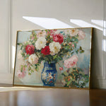 Floral 957 Canvas Art 18" x 24" / 45 x 60 cm / Black