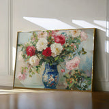 Floral 957 Canvas Art 18" x 24" / 45 x 60 cm / Black