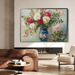 Floral 957 Canvas Art 18" x 24" / 45 x 60 cm / Black