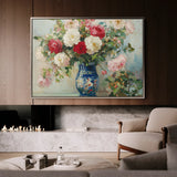 Floral 957 Canvas Art 18" x 24" / 45 x 60 cm / Black