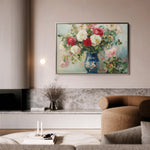 Floral 957 Canvas Art 18" x 24" / 45 x 60 cm / Black