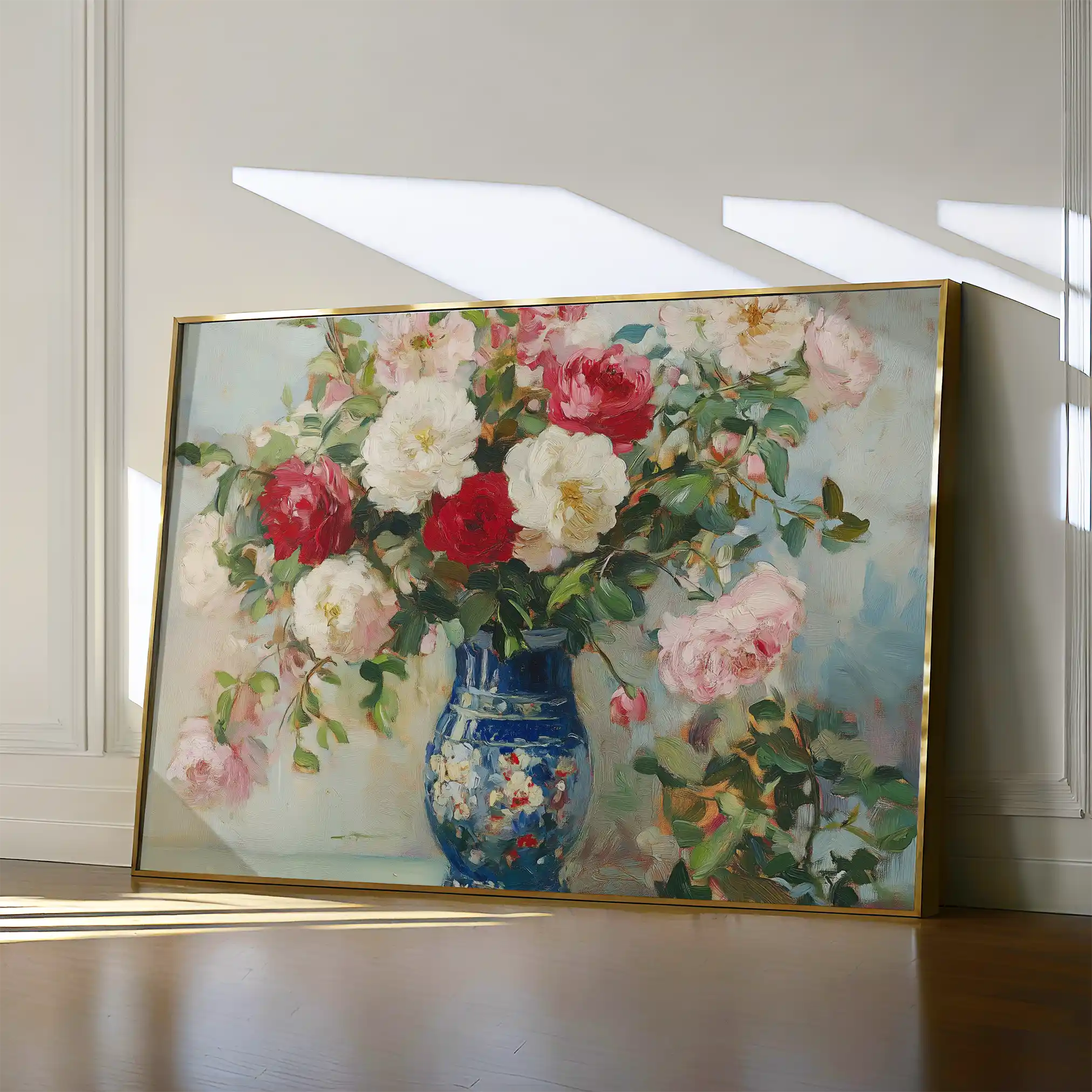 Floral 957 Canvas Art 60 x 40 cm / Black