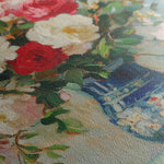 Floral 957 Canvas Art 60 x 40 cm / Black