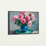 Floral 958 Canvas Art 18" x 24" / 45 x 60 cm / Black