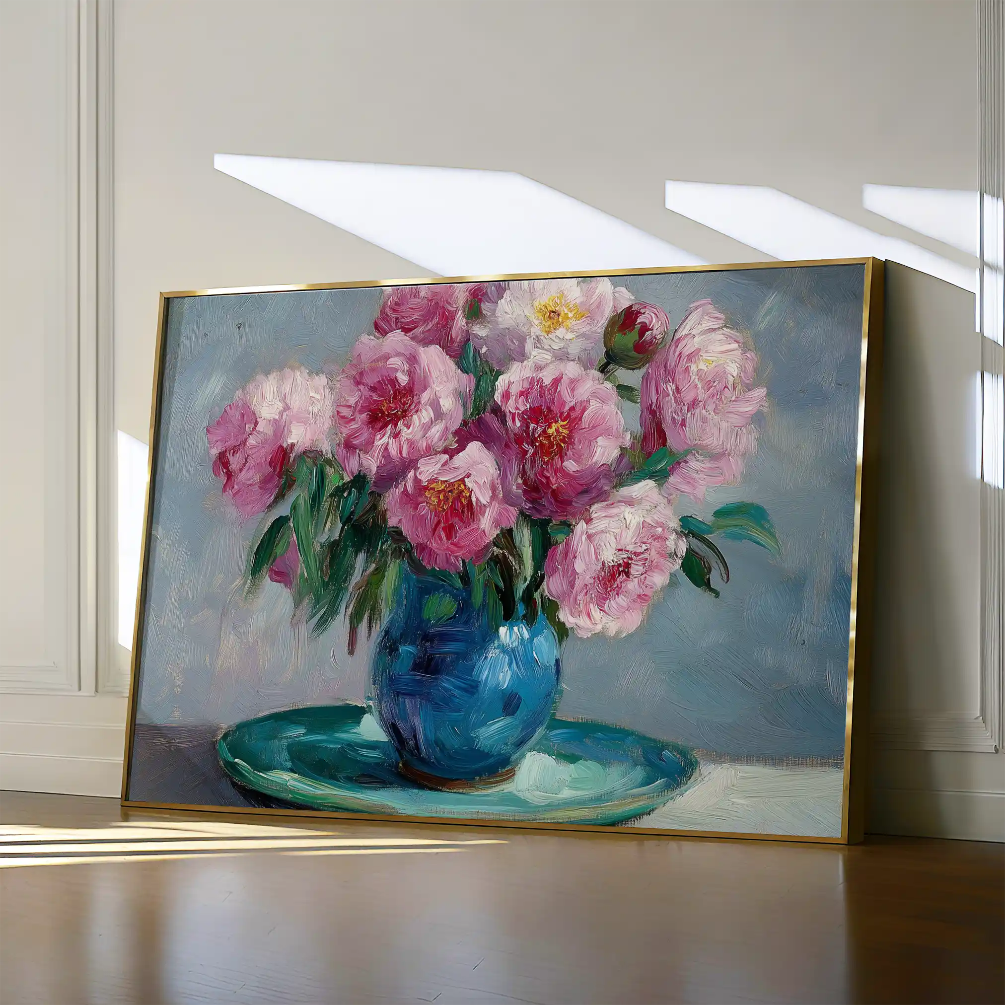 Floral 958 Canvas Art 60 x 40 cm / Black