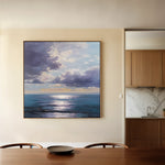 Abstract 959 Canvas Art 16" x 16" / 40 x 40 cm / Black