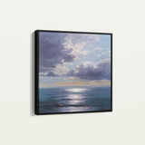 Abstract 959 Canvas Art 16" x 16" / 40 x 40 cm / Black