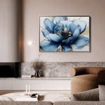 Floral 959 Canvas Art 18" x 24" / 45 x 60 cm / Black