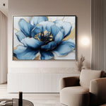 Floral 959 Canvas Art 60 x 40 cm / Black