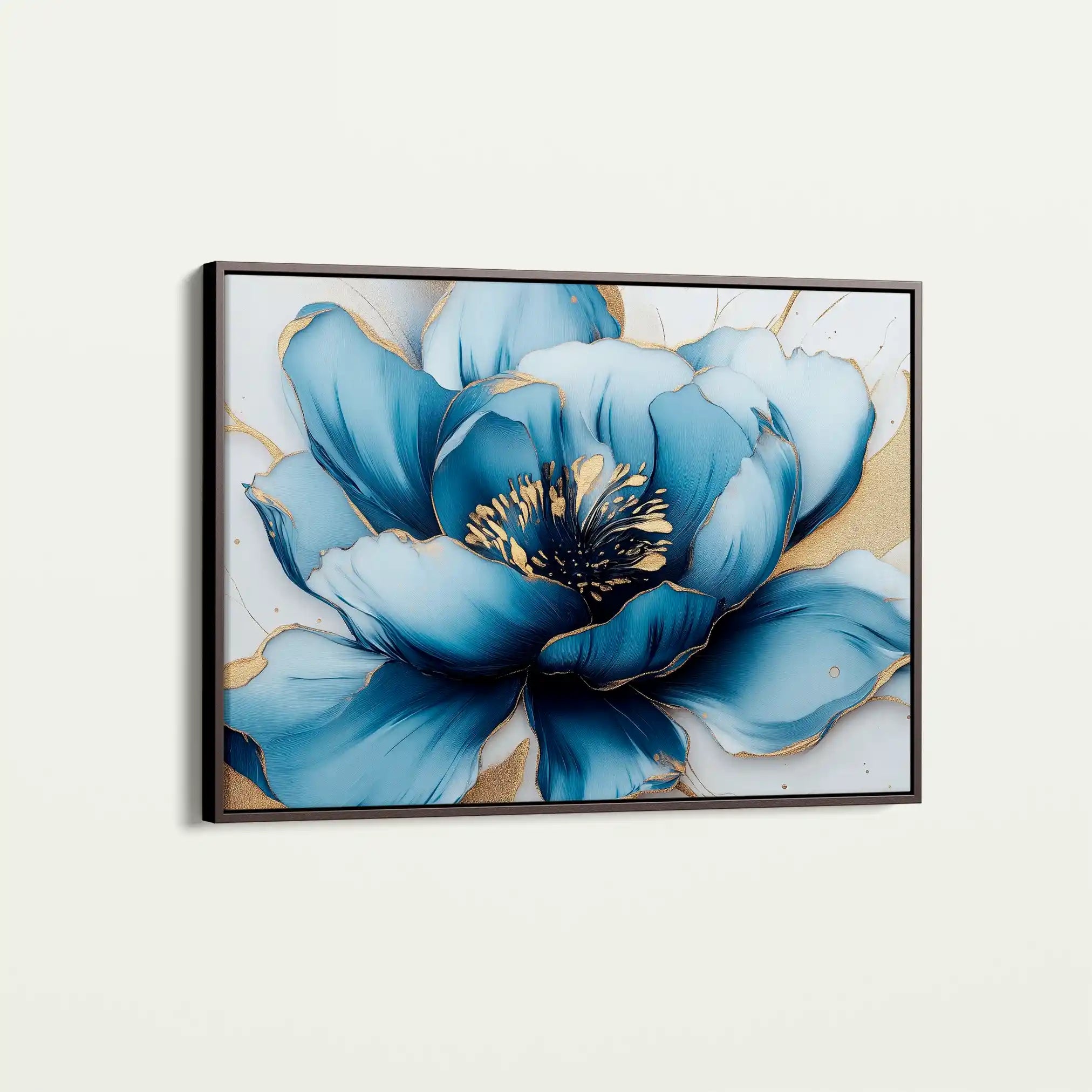 Floral 959 Canvas Art 60 x 40 cm / Black