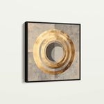 Abstract 960 Canvas Art 16" x 16" / 40 x 40 cm / Black
