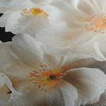 Floral 960 Canvas Art 18" x 24" / 45 x 60 cm / Black