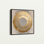 Abstract 961 Canvas Art 16" x 16" / 40 x 40 cm / Black