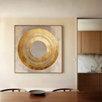 Abstract 961 Canvas Art 60 x 60 cm / Black