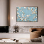 Floral 961 Canvas Art 18" x 24" / 45 x 60 cm / Black