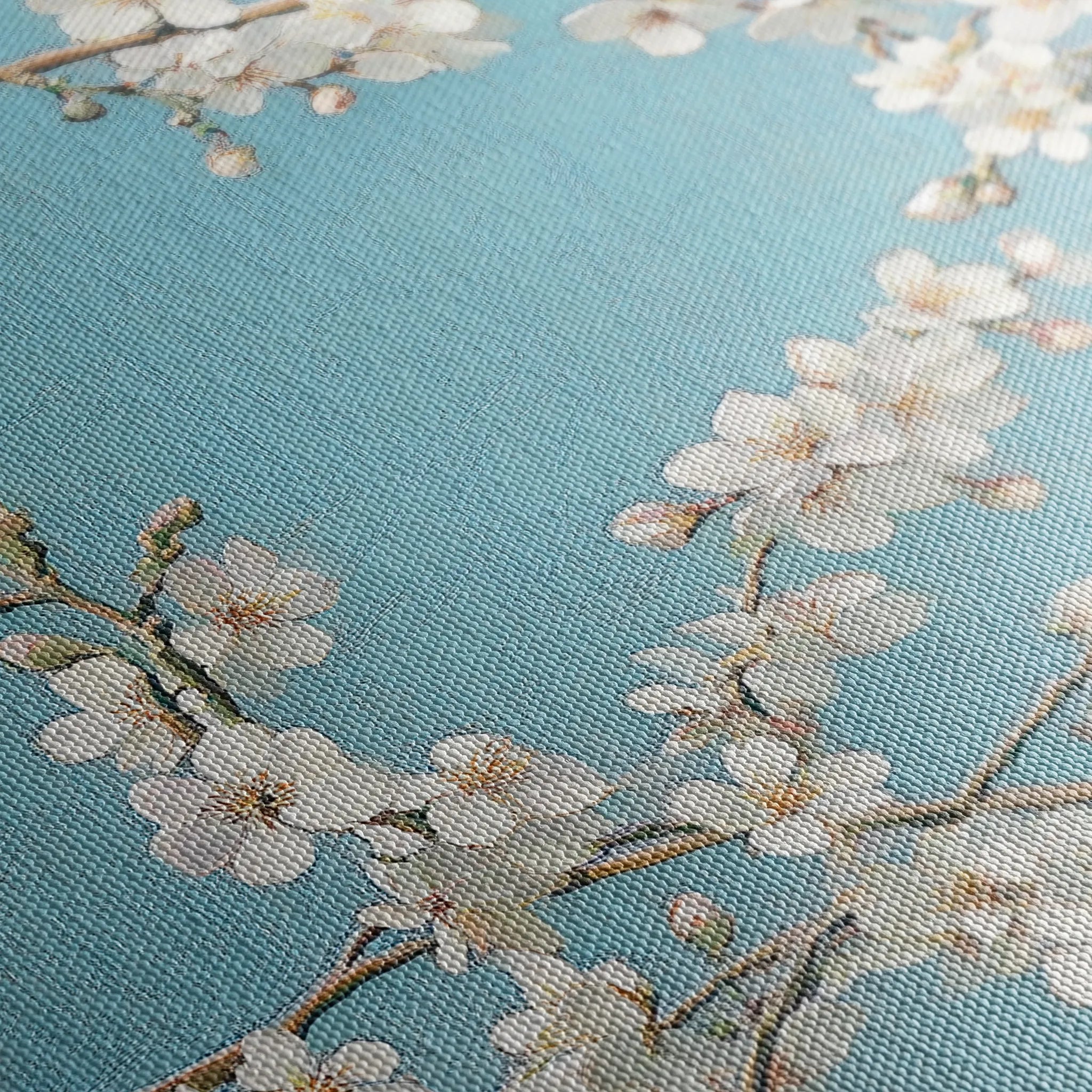 Floral 961 Canvas Art 18" x 24" / 45 x 60 cm / Black