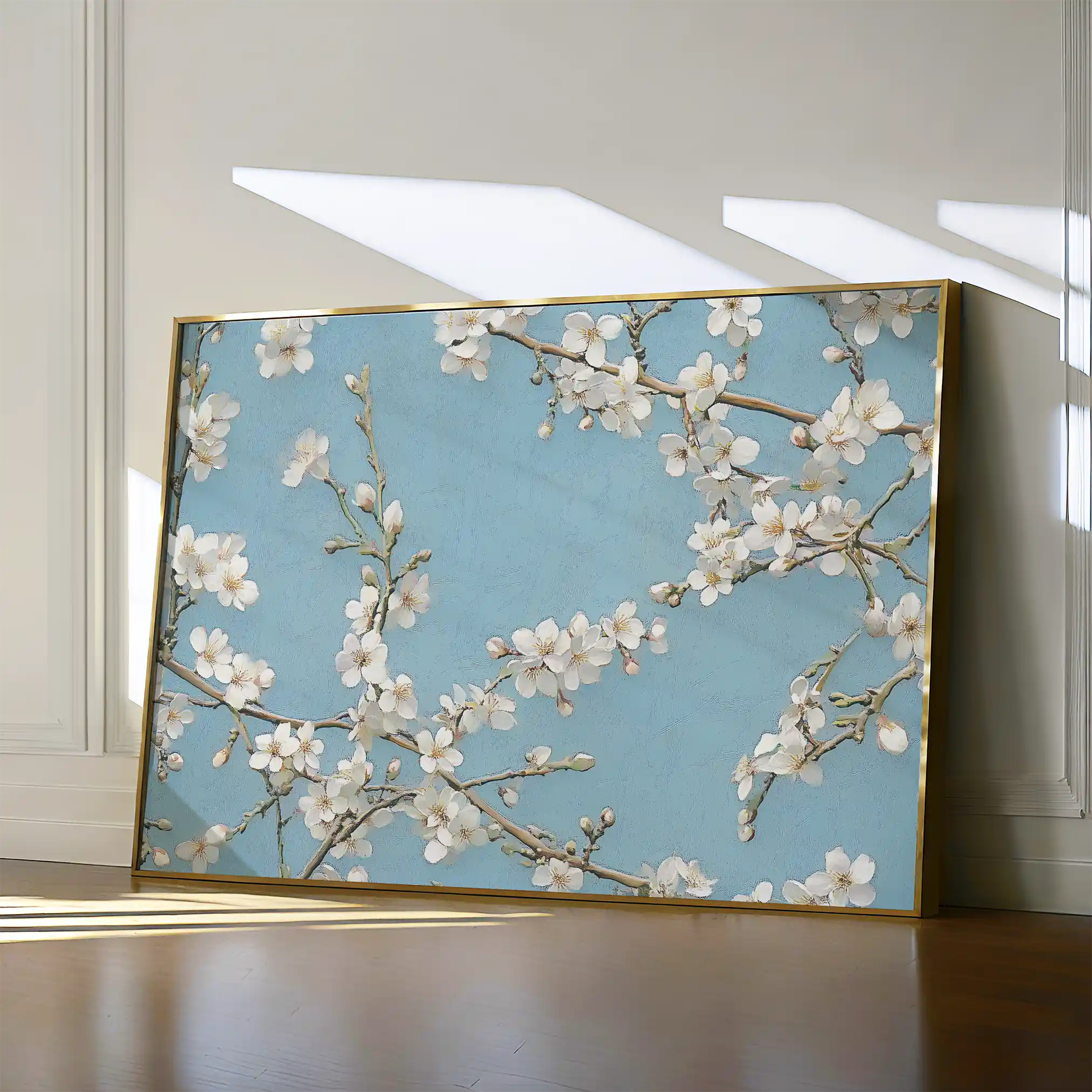 Floral 961 Canvas Art 60 x 40 cm / Black