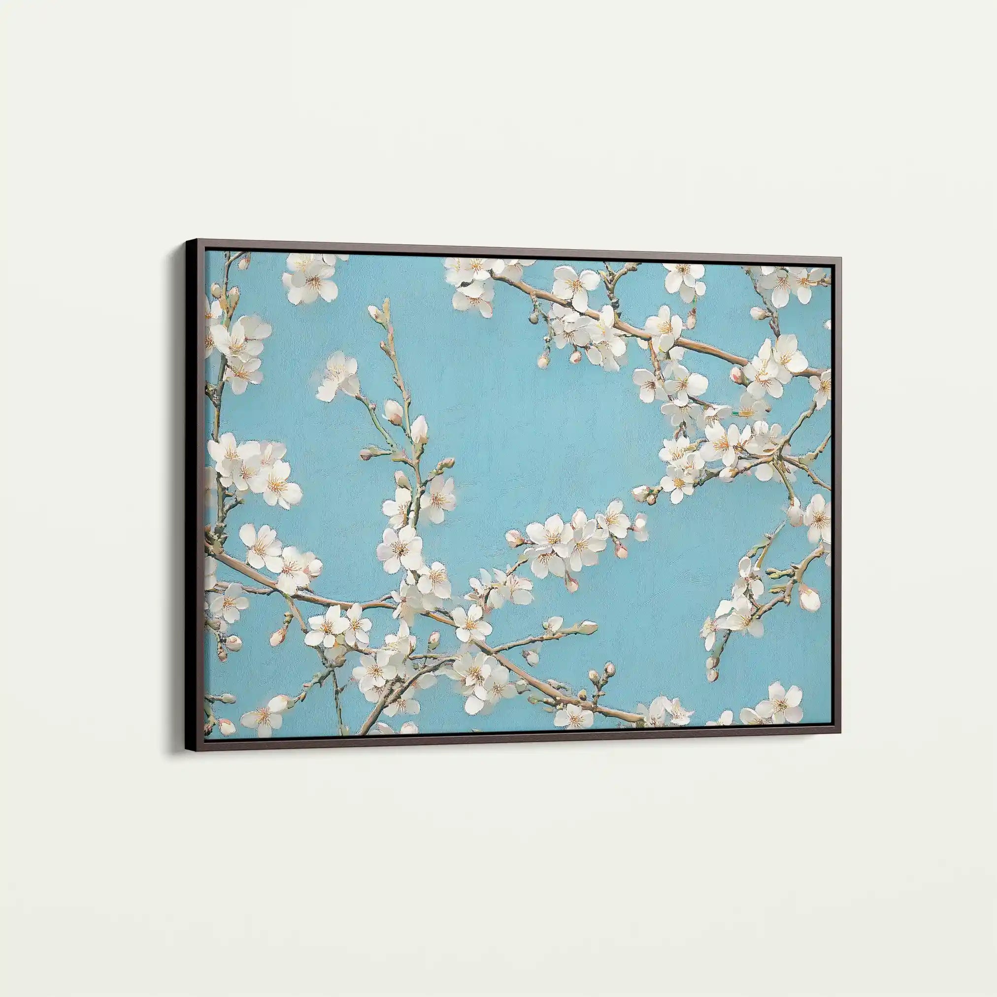 Floral 961 Canvas Art 60 x 40 cm / Black