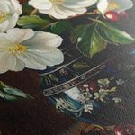 Floral 962 Canvas Art 18" x 24" / 45 x 60 cm / Black