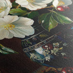 Floral 962 Canvas Art 60 x 40 cm / Black