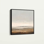 Abstract 963 Canvas Art 16" x 16" / 40 x 40 cm / Black