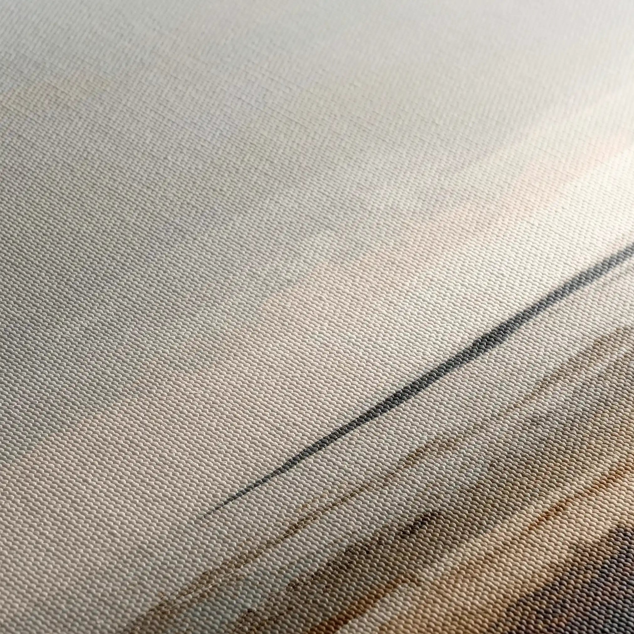 Abstract 963 Canvas Art 16" x 16" / 40 x 40 cm / Black