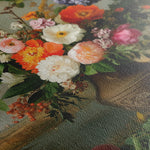 Floral 963 Canvas Art 18" x 24" / 45 x 60 cm / Black