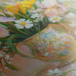 Floral 964 Canvas Art 18" x 24" / 45 x 60 cm / Black