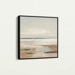 Abstract 965 Canvas Art 16" x 16" / 40 x 40 cm / Black
