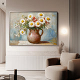 Floral 966 Canvas Art 18" x 24" / 45 x 60 cm / Black