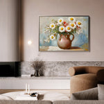 Floral 966 Canvas Art 18" x 24" / 45 x 60 cm / Black