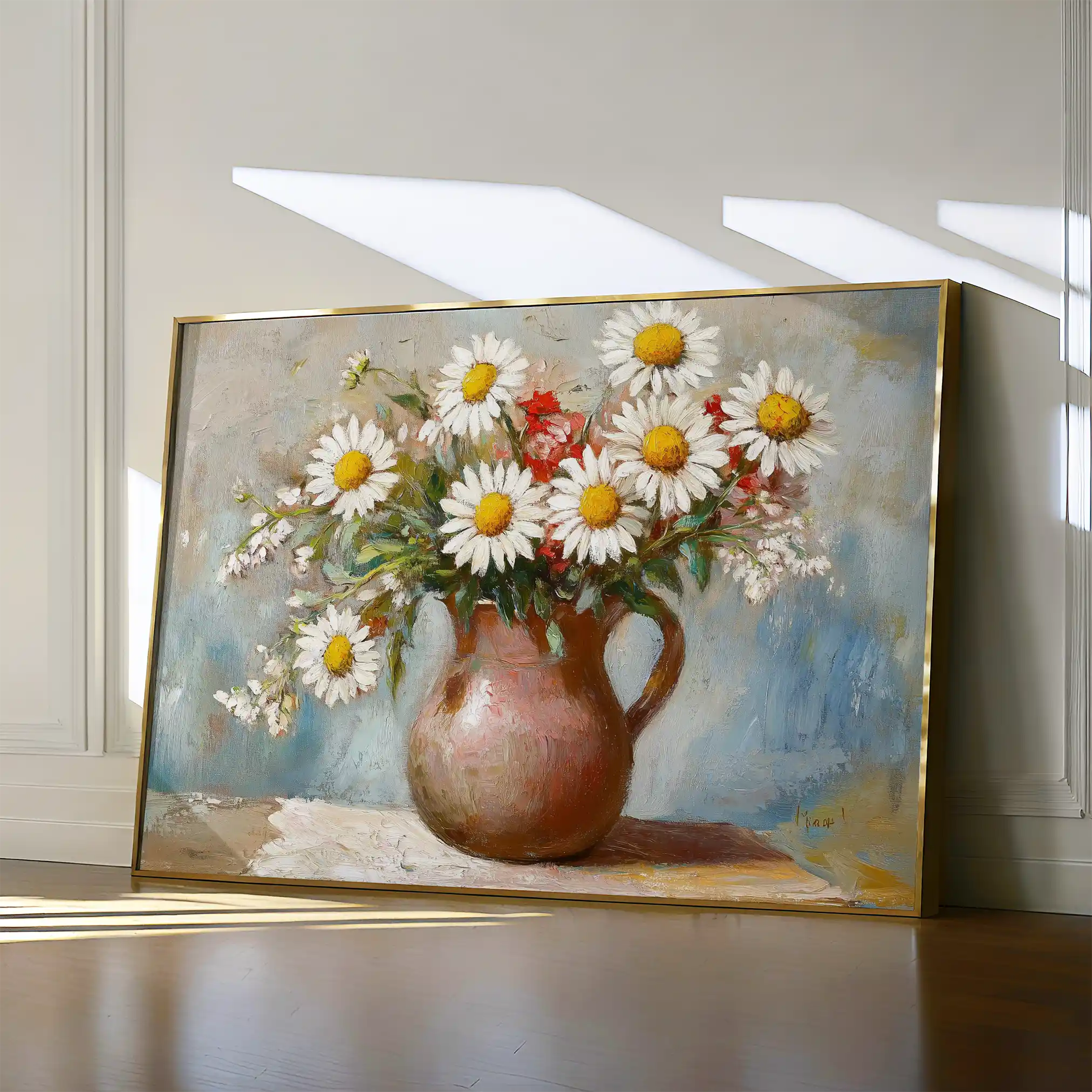 Floral 966 Canvas Art 60 x 40 cm / Black