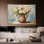 Floral 966 Canvas Art 60 x 40 cm / Black