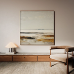 Abstract 968 Canvas Art 60 x 60 cm / Black