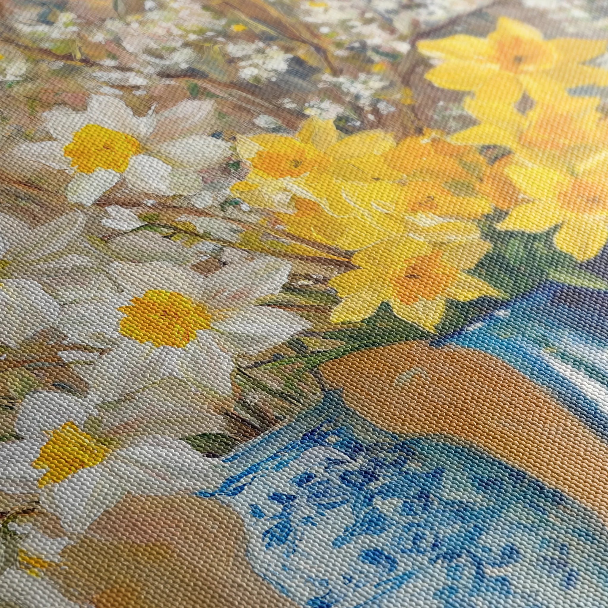 Floral 968 Canvas Art 18" x 24" / 45 x 60 cm / Black