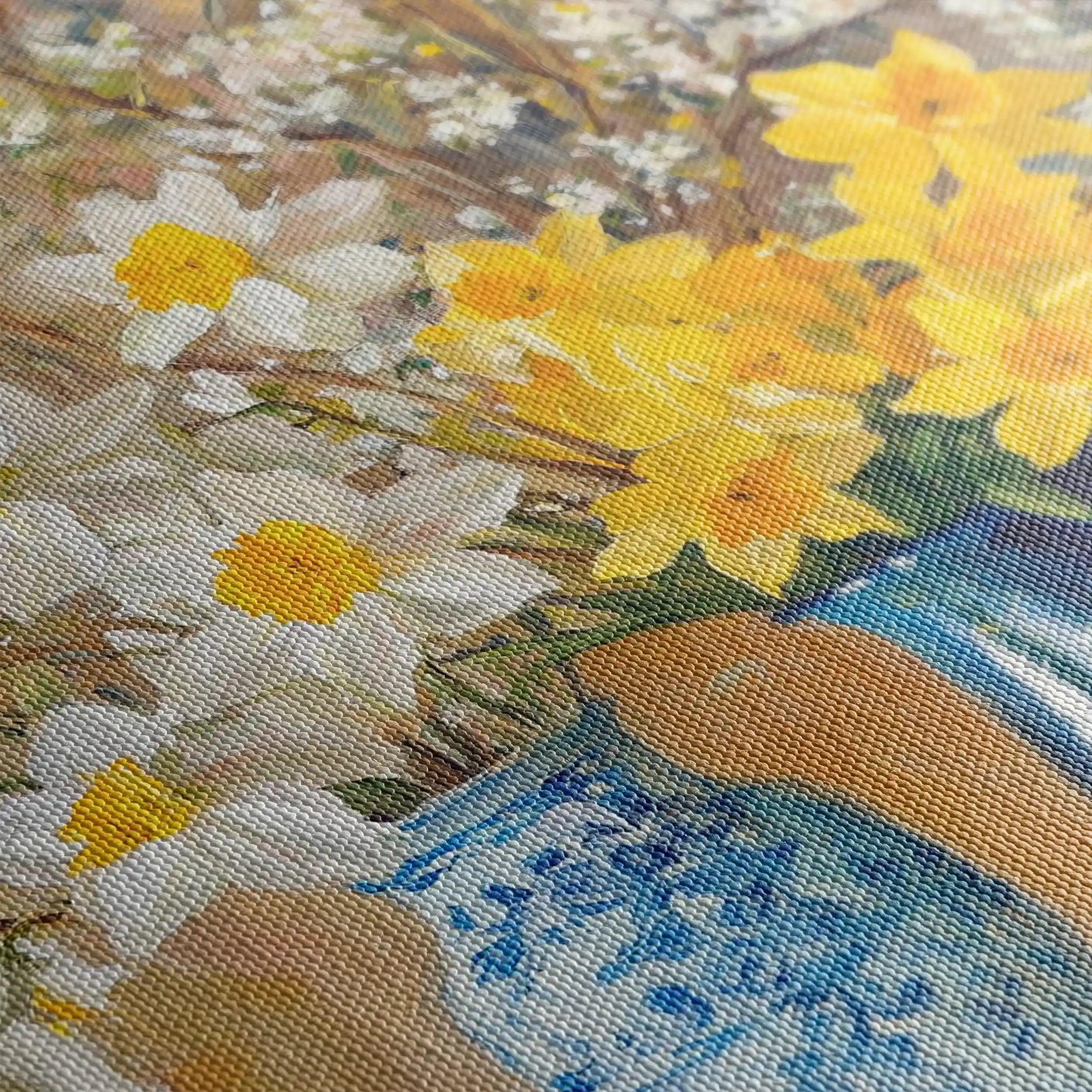 Floral 968 Canvas Art 60 x 40 cm / Black