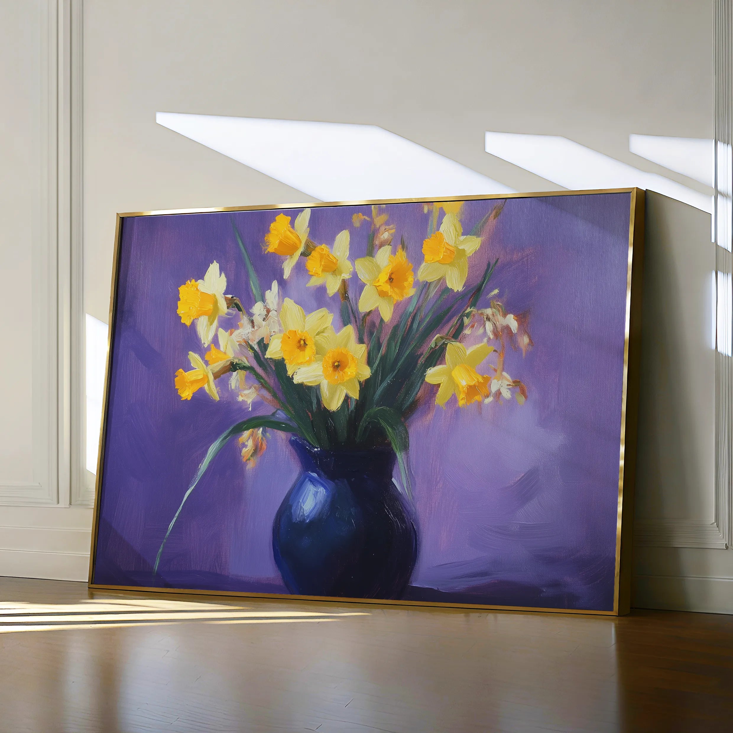 Floral 969 Canvas Art 18" x 24" / 45 x 60 cm / Black