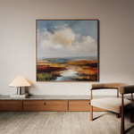 Abstract 970 Canvas Art 60 x 60 cm / Black