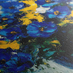 Floral 971 Canvas Art 18" x 24" / 45 x 60 cm / Black