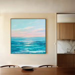 Abstract 973 Canvas Art 16" x 16" / 40 x 40 cm / Black
